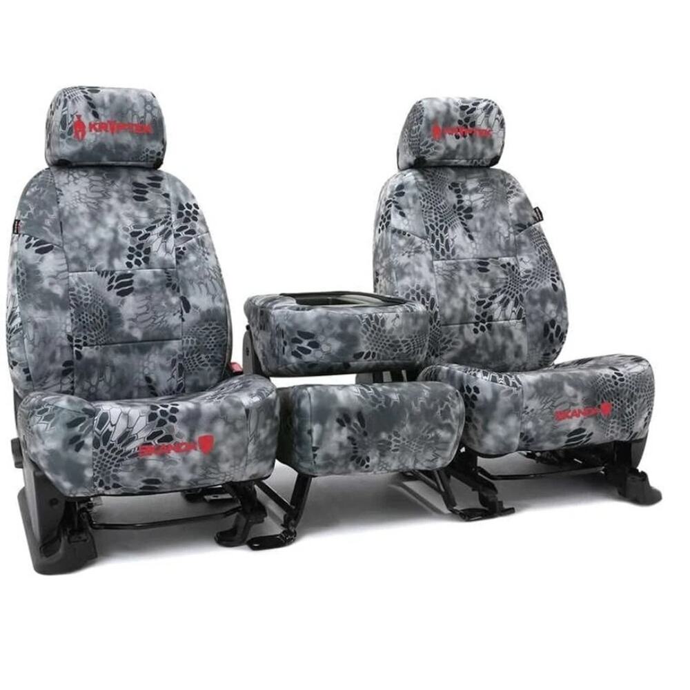 Seat Covers 3rd Row 2020-2025 Toyota Sequoia, By Skanda KRYPTEK Raid Gray